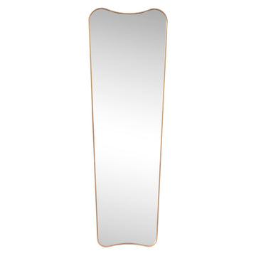 Alfie 20 in. W x 59 in. H Large Rectangular Metal Framed Wall Mounted Full-Length Mirror - JONATHAN Y